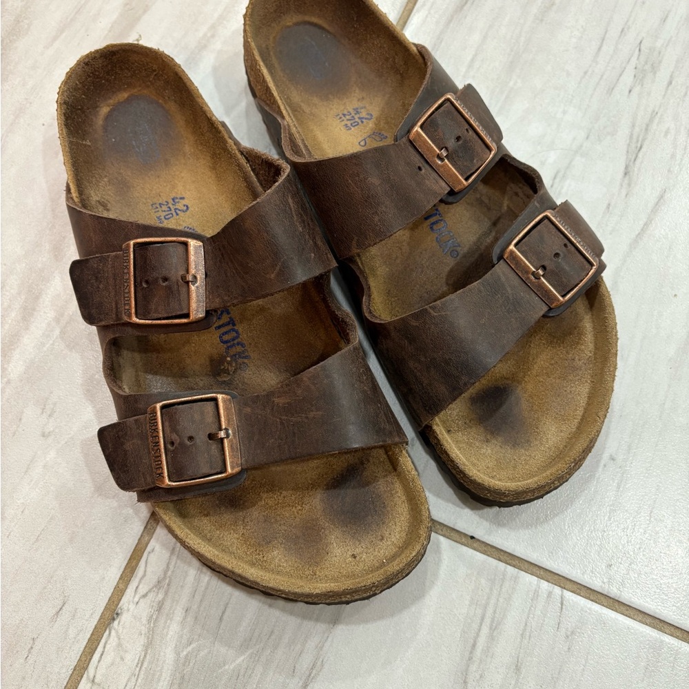 Brown Leather Burckenstocks